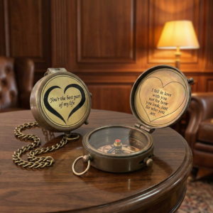 You_re The Best Part Of My Life Quote Engraved Compass