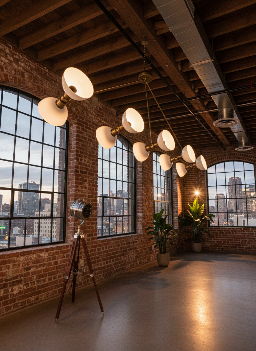 Mid Century Modern Sputnik Chandelier - Image 2