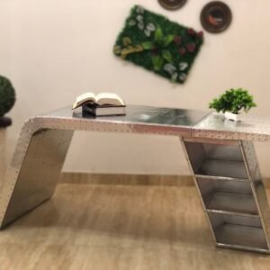 Historium Vault Wing Desk Industrial Office Table Vintage Beautiful Handmade Furniture