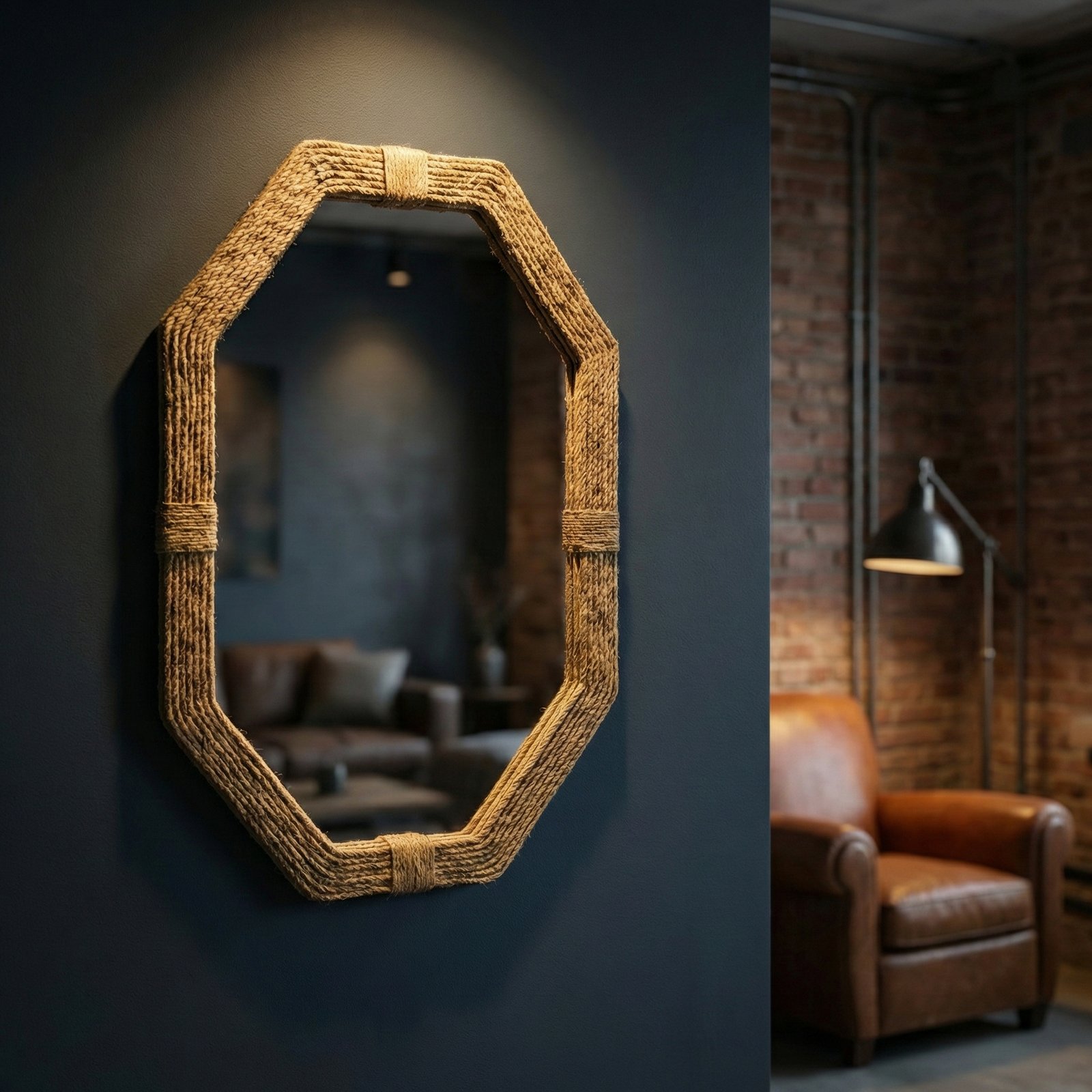 Jute Mirror