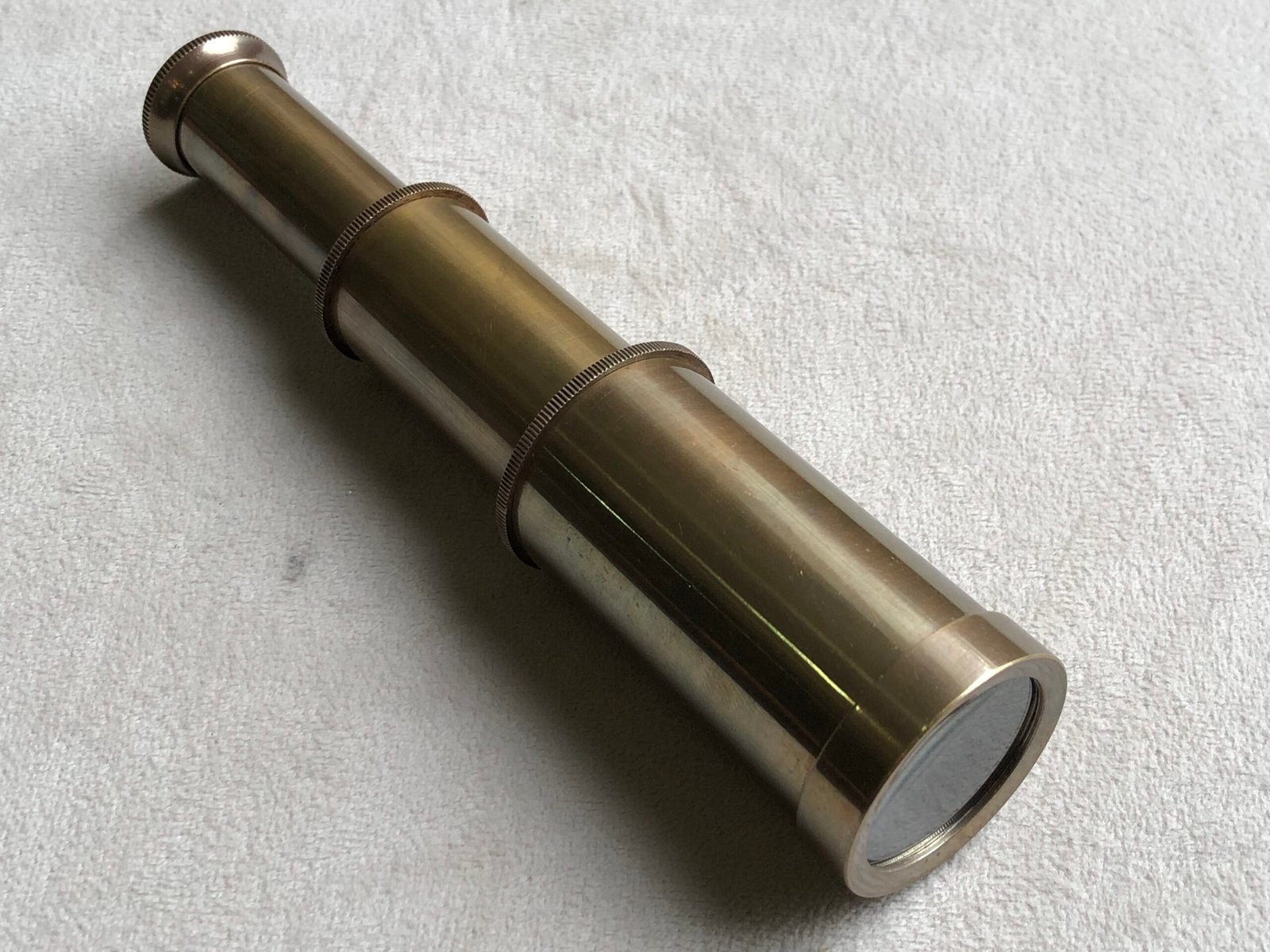 NauticalMart 6 Inch Antique Finish Brass Telescope Vintage Replica with Leather Case, Ideal Nautical Gift for Collectors and Outdoor Enthusiasts - Image 5