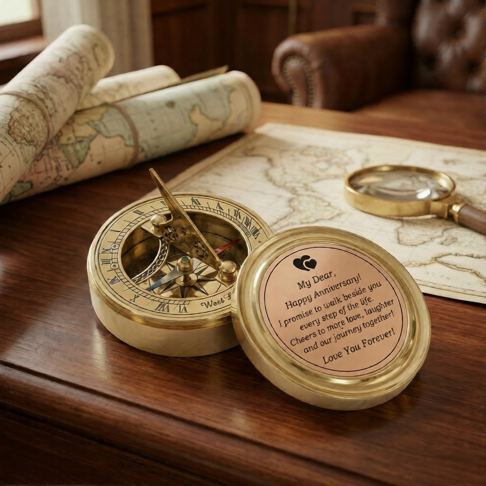 Anniversary Sundial Compass