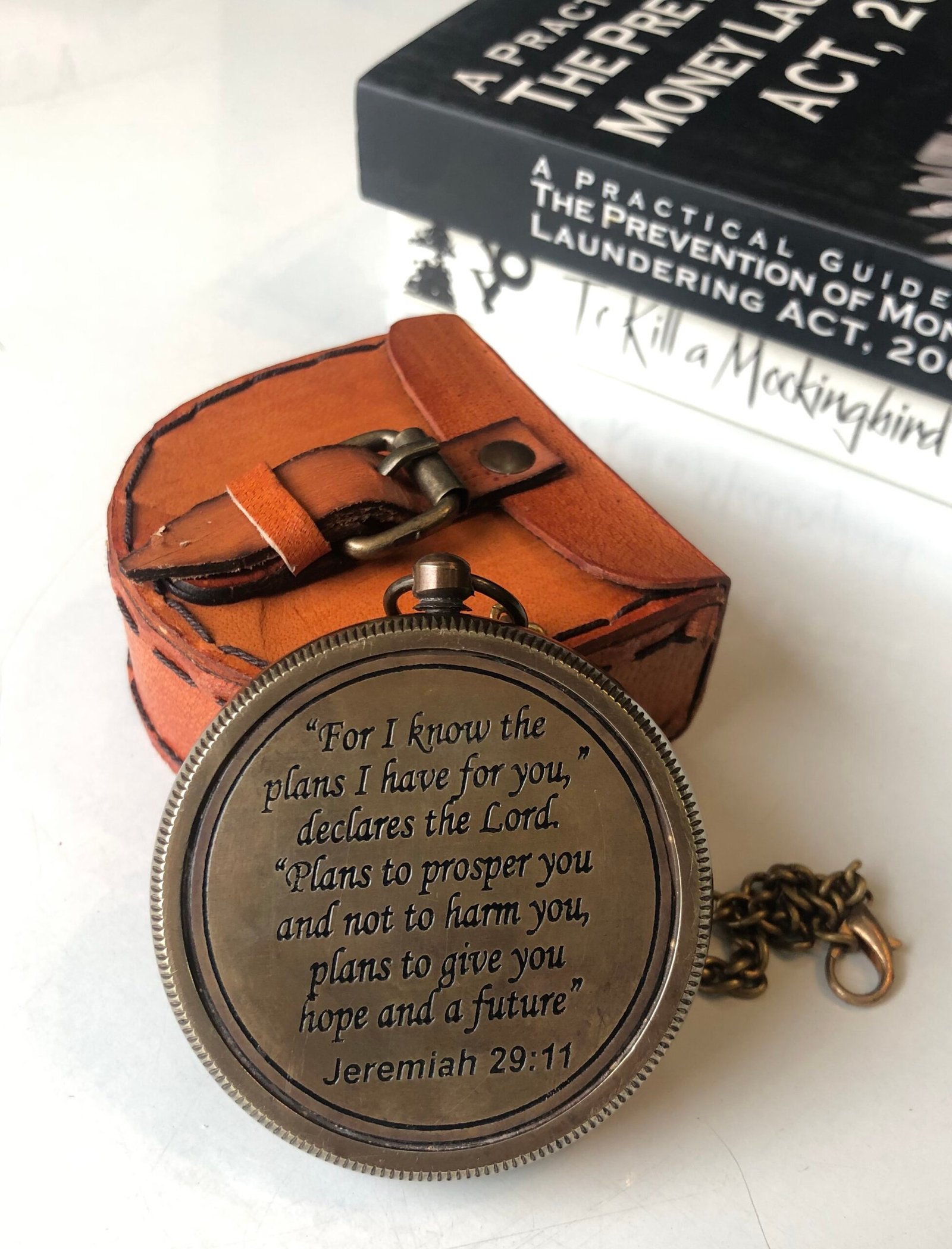 For I Know The Plans I Have For You Engraved Compass, Jeremiah 29 11, Baptism Gifts, Best Easter, Birthday, Mothers Day, Fathers Day, Graduation Gift, Wedding Gifts - Image 3