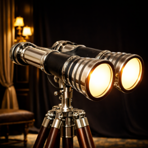 Historium Vault Telescope Marine Floor Light Tripod Stand