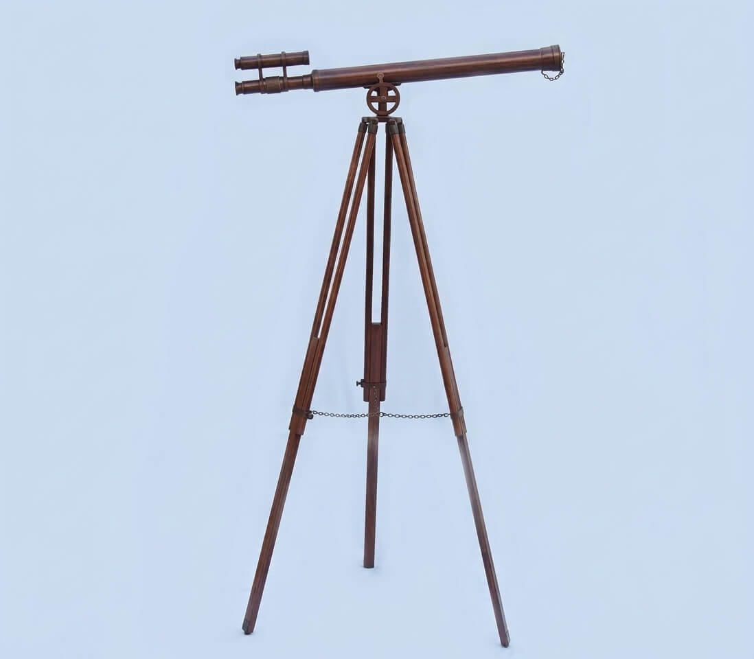 Historium Vault Floor Standing Bronzed Griffith Astro Telescope 65 - Image 2