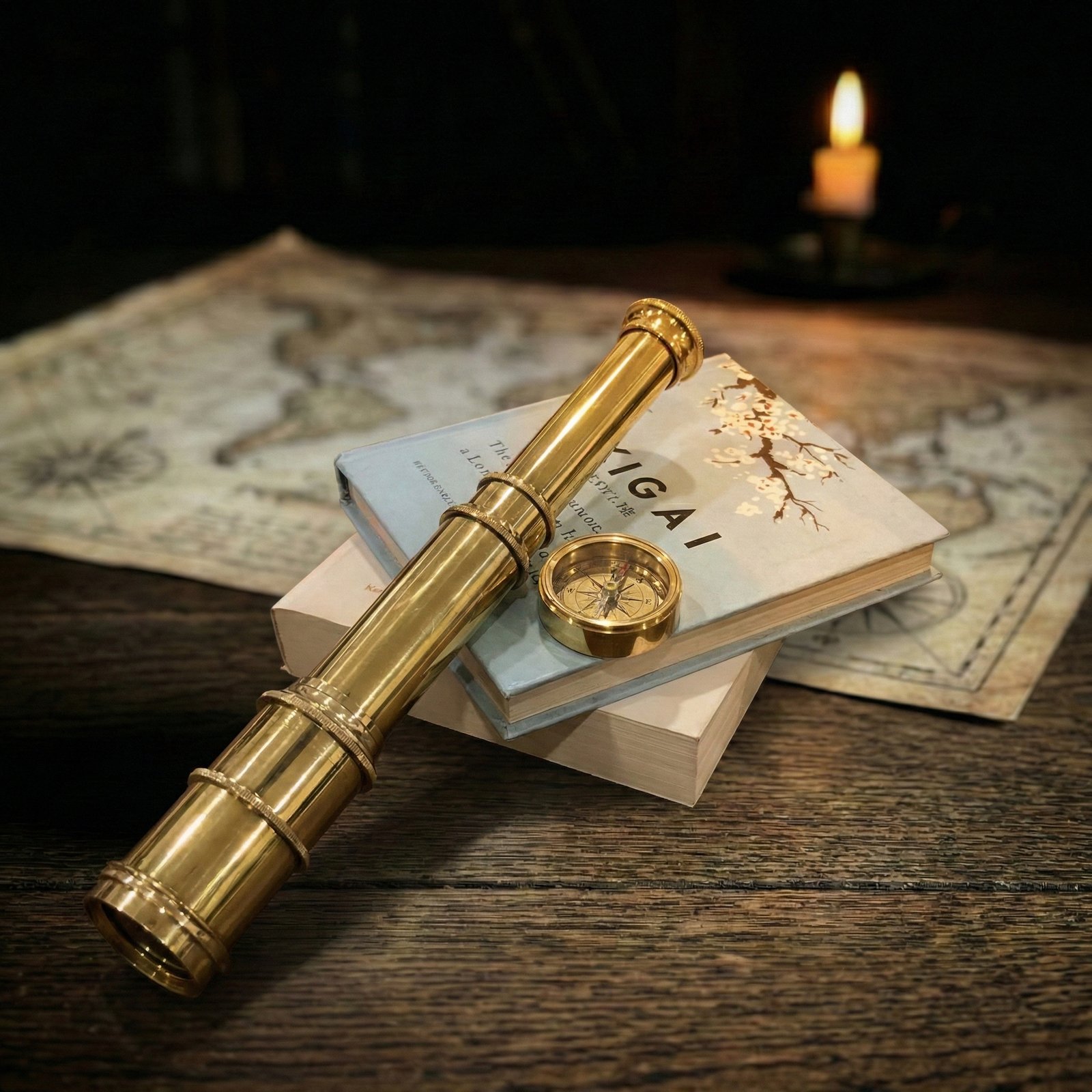 Brass Nautical Telescope