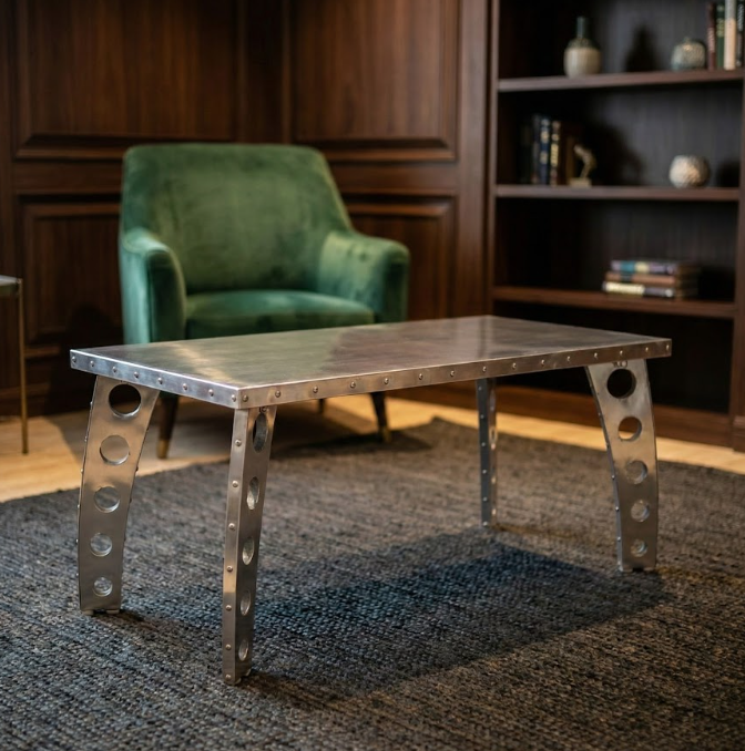 Aviator Coffee Table Aviator-Style Center Table