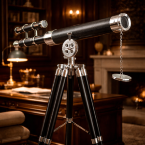 Historium Vault Vintage Beautiful Double Barrel 18″ Chrome