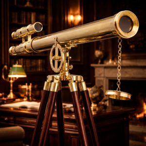 Historium Vault Floor Standing Brass Griffith Astro Telescope 64″ – Case Pack