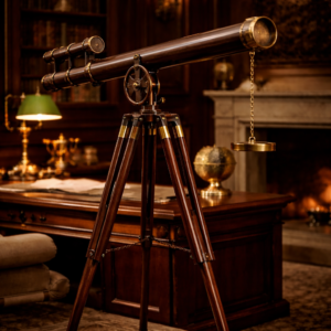 Historium Vault Floor Standing Bronzed Griffith Astro Telescope 65