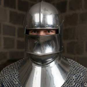 Medieval Knight Sallet Helmet